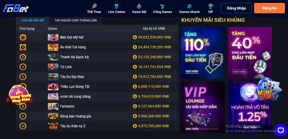 Chương trình hoàn trả rv66 win
